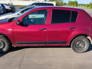 2010 Renault Sandero I, красный, 400000 рублей, вид 3