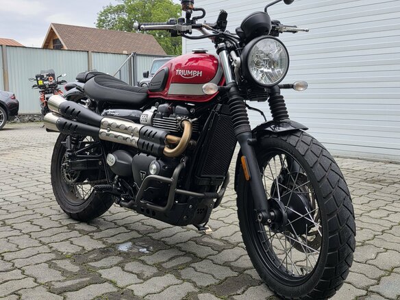 2018 Triumph Scrambler, красный, 920000 рублей - вид 6
