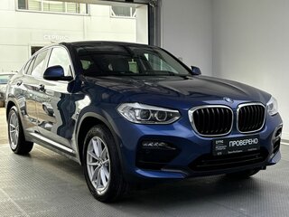 2020 BMW X4 20i II (G02), синий, 2960000 рублей, вид 3