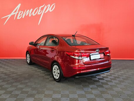 2017 Kia Rio III Рестайлинг, красный, 1009000 рублей, вид 3