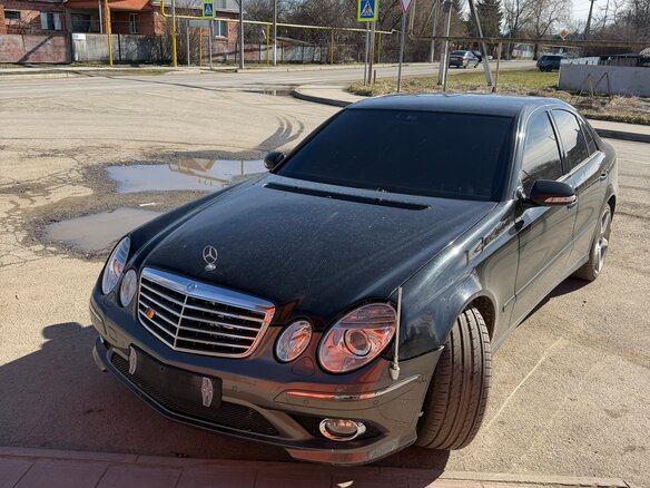 2007 Mercedes-Benz E-Класс 200 III (W211, S211) Рестайлинг, чёрный, 1390000 рублей