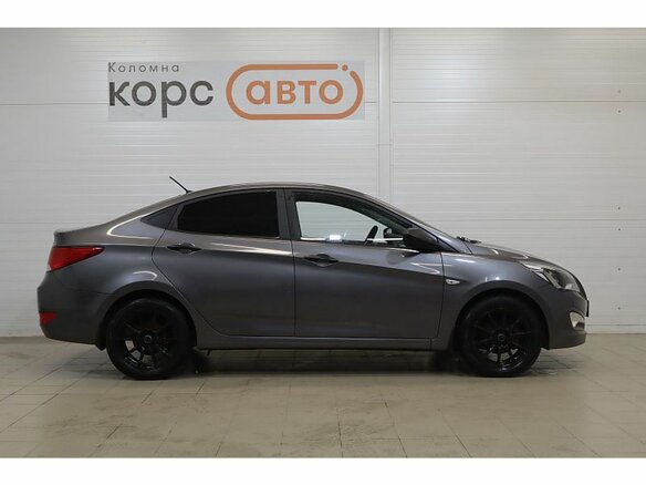 2016 Hyundai Solaris I Рестайлинг, серый - вид 3