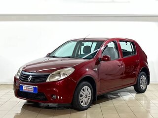 2010 Renault Sandero I, красный, 339000 рублей, вид 3