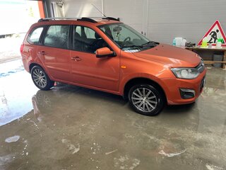 2013 Lada (ВАЗ) Kalina II, оранжевый, 360000 рублей, вид 3