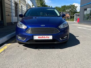 2016 Ford Focus III Рестайлинг, синий, 1350000 рублей, вид 3