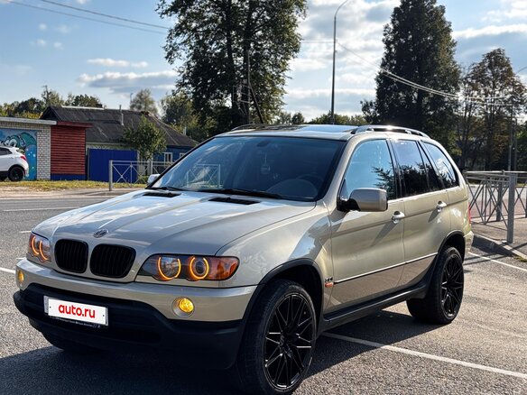2003 BMW X5 3.0i I (E53), бежевый, 1250000 рублей - вид 1