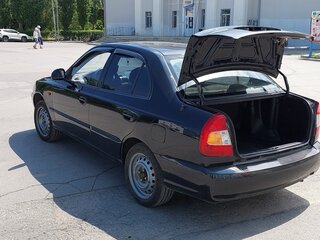 2007 Hyundai Accent ТагАЗ II, чёрный, 440000 рублей, вид 3