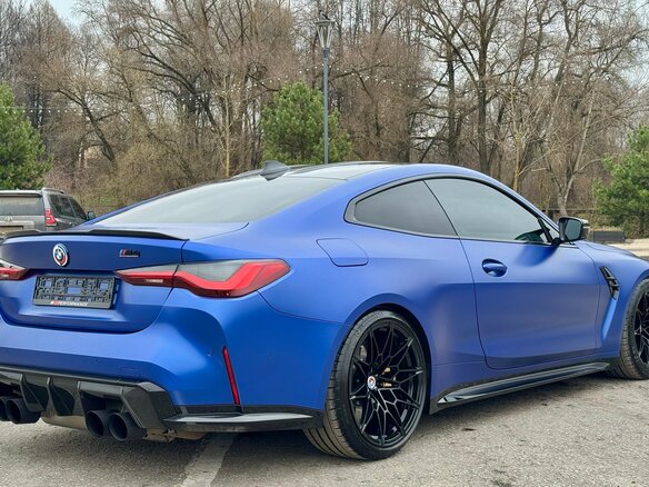 2022 BMW M4 Competition Package G82/G83, синий, 10850000 рублей - вид 8
