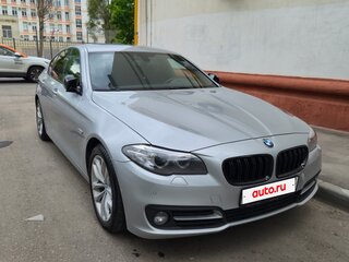 2015 BMW 5 серии 520d VI (F10/F11/F07) Рестайлинг, серебристый, 2850000 рублей, вид 1