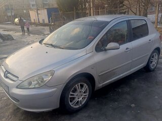 2002 Peugeot 307 I, серебристый, 300000 рублей, вид 1