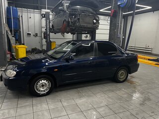 2007 Kia Spectra I Рестайлинг 2, синий, 400000 рублей, вид 4