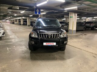 2008 Toyota Land Cruiser Prado 5-speed 120 Series Рестайлинг, чёрный, 1800000 рублей, вид 2