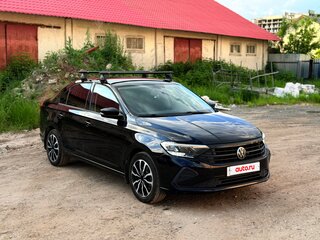 2020 Volkswagen Polo VI, чёрный, 1830000 рублей, вид 1