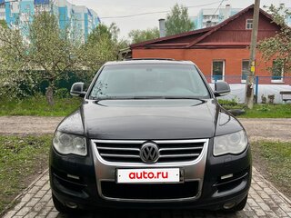 2007 Volkswagen Touareg I Рестайлинг, чёрный, 690000 рублей, вид 2
