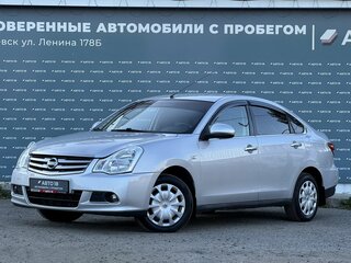 2014 Nissan Almera III (G15), серебристый, 599000 рублей, вид 1