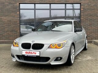 2005 BMW 5 серии 525i V (E60/E61), серебристый, 1300000 рублей, вид 1