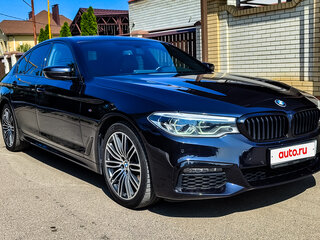 2018 BMW 5 серии 530d xDrive VII (G30/G31/G38), чёрный, 4300000 рублей, вид 2