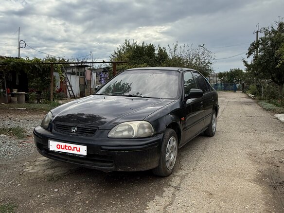 1998 Honda Civic VI, чёрный
