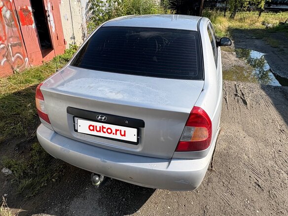 2007 Hyundai Accent ТагАЗ II, серебристый, 248000 рублей - вид 5