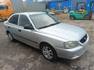 2005 Hyundai Accent ТагАЗ II, серебристый, 290000 рублей, вид 2