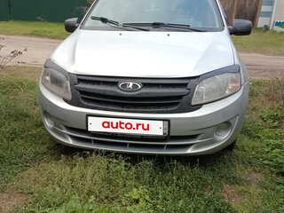 2014 Lada (ВАЗ) Granta I, серебристый, 299000 рублей, вид 2