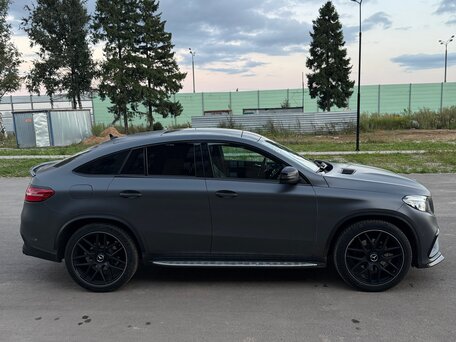 2015 Mercedes-Benz GLE Coupe 400 I (C292), серый, вид 4