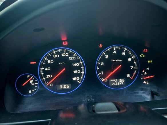 2001 Subaru Outback II, синий, 600000 рублей - вид 12
