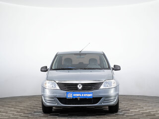 2012 Renault Logan I Рестайлинг, синий, 279000 рублей, вид 2