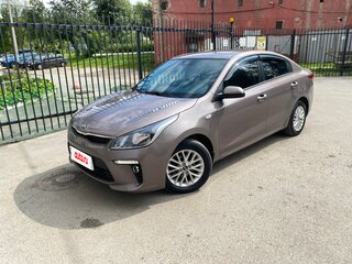 2019 Kia Rio IV, коричневый, 1170000 рублей, вид 1