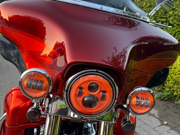 2010 Harley-Davidson CVO, оранжевый, 1150000 рублей - вид 1