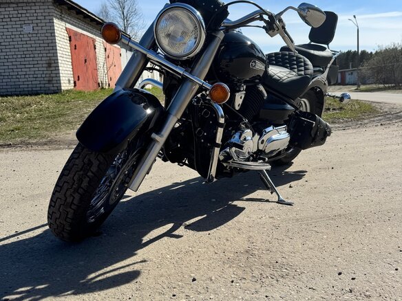 2005 Yamaha XVS1100, чёрный, 595000 рублей - вид 2