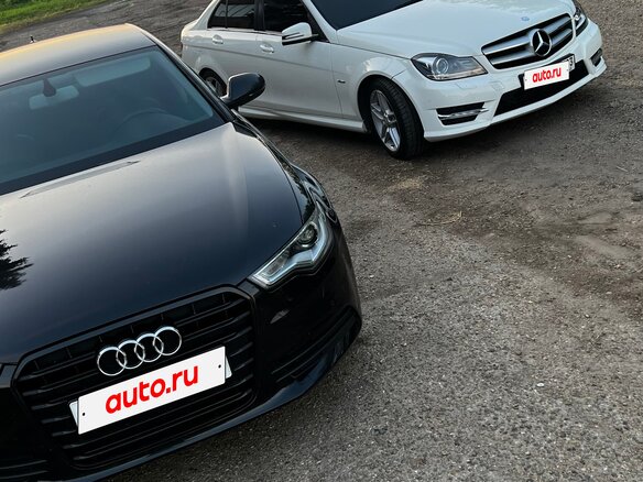 2014 Audi A6 IV (C7), чёрный, 1630000 рублей - вид 2