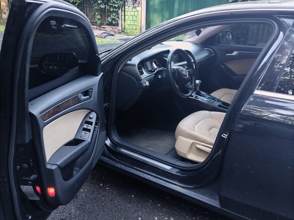 2012 Audi A4 IV (B8) Рестайлинг, чёрный, 1000000 рублей - вид 15