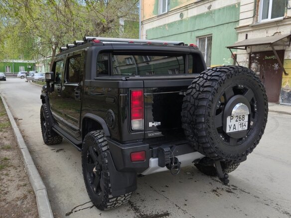 2008 Hummer H2 I Рестайлинг, чёрный, 5700000 рублей - вид 4