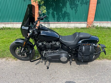 2020 Harley-Davidson Fat Bob, чёрный, 1950000 рублей, вид 2