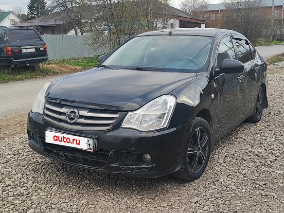 2014 Nissan Almera III (G15), чёрный, 350000 рублей - вид 1