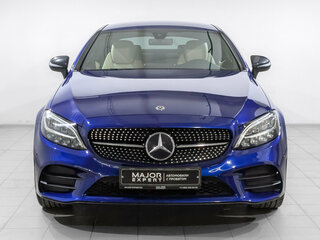 2018 Mercedes-Benz C-Класс 200 IV (W205) Рестайлинг, синий, 3550000 рублей, вид 2
