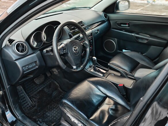 2008 Mazda 3 I (BK) Рестайлинг, чёрный, 450000 рублей - вид 6