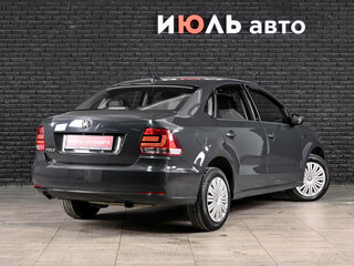 2017 Volkswagen Polo V Рестайлинг, серый, 1250000 рублей, вид 4