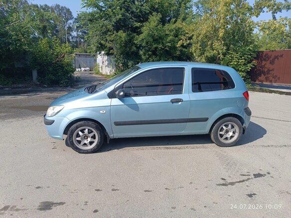 2008 Hyundai Getz I Рестайлинг, голубой, 260000 рублей - вид 8