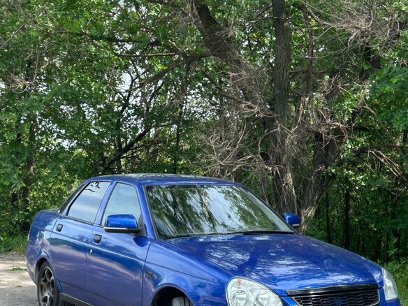 2011 Lada (ВАЗ) Priora I, синий, 325000 рублей