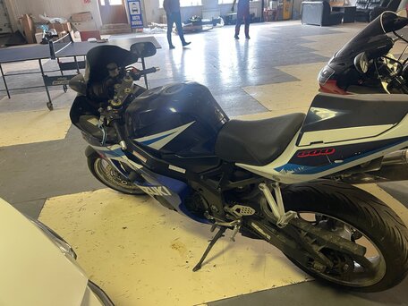 2005 Suzuki GSX-R 600, синий, 410000 рублей, вид 3