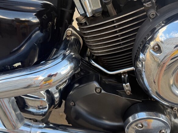 2003 Yamaha XVS400 Drag Star, чёрный, 339000 рублей - вид 9