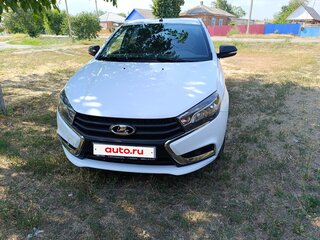 2017 Lada (ВАЗ) Vesta I, белый, 780000 рублей, вид 1