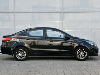 2014 Kia Rio III, чёрный, 670000 рублей, вид 4