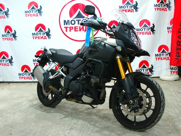 2016 Suzuki V-Strom 1000, чёрный, 750000 рублей