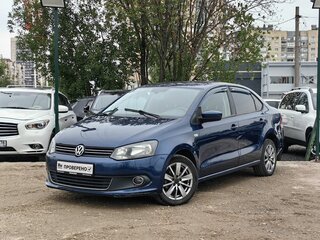 2012 Volkswagen Polo V, синий, 439000 рублей, вид 1