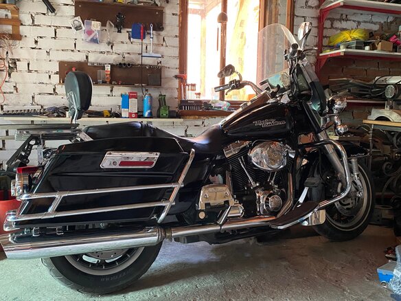2002 Harley-Davidson Road King, серый, 750000 рублей - вид 9
