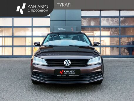 2015 Volkswagen Jetta VI Рестайлинг, коричневый, 928393 рублей, вид 2
