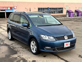 2016 Volkswagen Sharan II Рестайлинг, синий, 1790000 рублей, вид 5